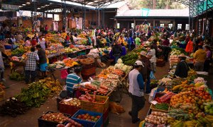 Mercado Indigena en Silvia Cauca